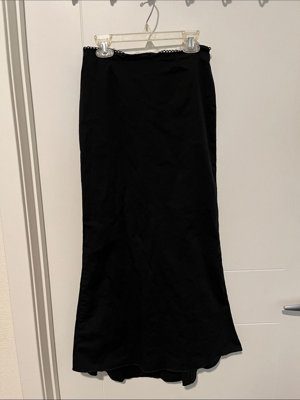 Vintage Bebe Black Long Vamp Skirt Witchy Emo Goth Whimsigoth  Romantic Vixen